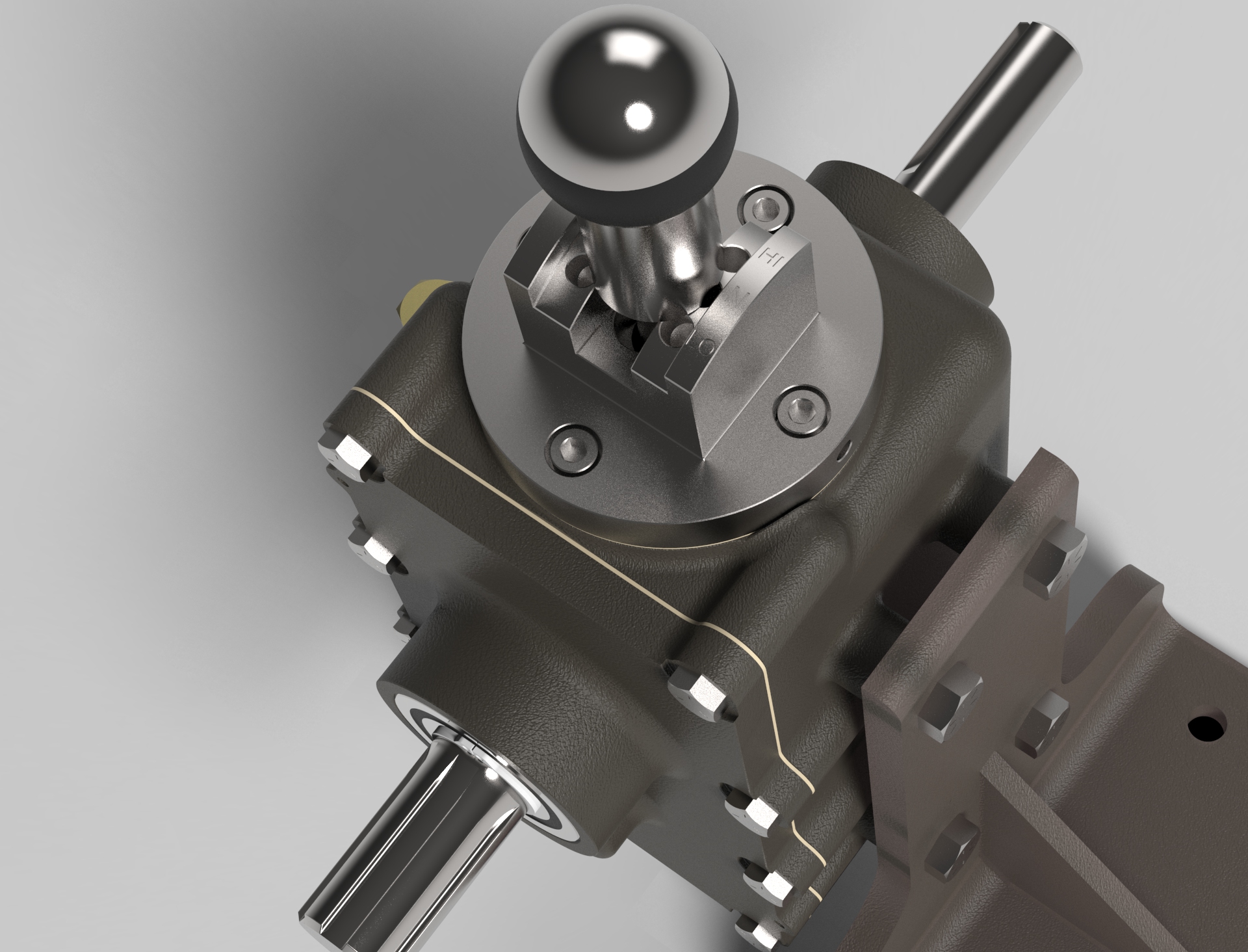 2-speed二档变速箱3D图纸 STP格式